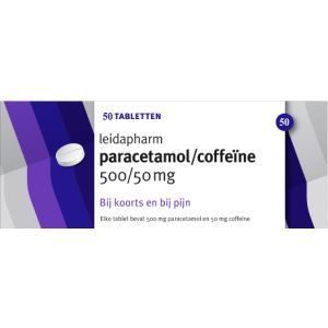 Leidapharm paracetamol coffeine 500/50 tabletten 