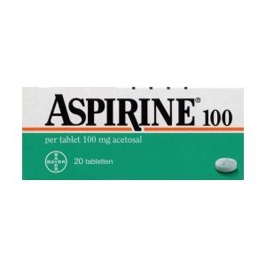 Aspirine 100 mg  (Ass 100) 20 Tabletten Bayer