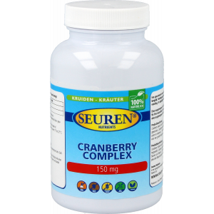 Seuren Nutrients Cranberry complex 150mg + Vitamin C 100 Kapseln