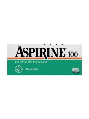 Aspirine 100 mg  20 tabletten Bayer