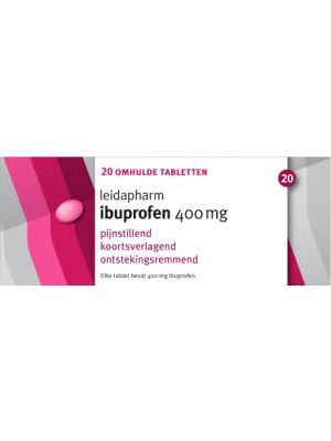Ibuprofen 400 mg 20 Tabletten Leidapharm®