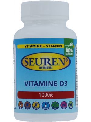 Seuren Nutrients Vitamine D3 1000 ie 200 Tabletten